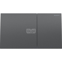 Przycisk uruchamiający Geberit Sigma70, przedni, stal nierdzewna czarny chrom