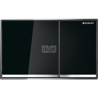 Przycisk uruchamiający Geberit Omega60, przedni/górny, czarny