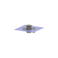 Wpust Superflache, odpł. boczny DN 50, dopł. DN40, z kratką nierdz. 100x100