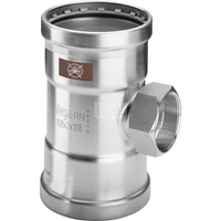 Trójnik VIEGA 1717.2XL stal szlachetna 76.1 mm x 3/4'' x 76.1 mm (zz x gw x zz)