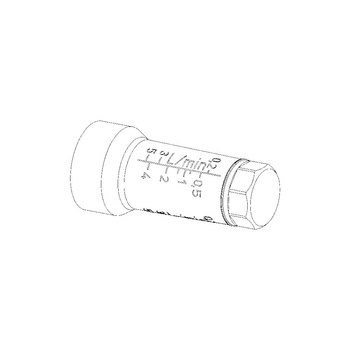 TECEfloor szklanka przepływomierza 02-5,0 l/min