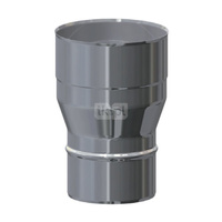 Redukcja stal nierdzewna MK ŻARY ST RD MKS fi130 x 150W mm do kanałów wentylacyjnych okrągłych