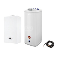 Pakiet - Kocioł gazowy jednofunkcyjny BERETTA QUADRA X 25R kondensacyjny wiszący 25.0 - 3.1 kW + Wymiennik Vulcan 140L stojący + Czujnik c.w.u.