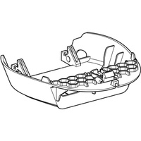 Pokrywa ochronna stacji dokującej do zintegrowanej armatury spłukującej do pisuarów