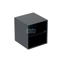 Geberit ONE Element boczny, B45cm, H49.2cm, T47cm, czarny, mat