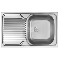 Deante Tango Zlewozmywak 1-komorowy z ociekaczem - satyna