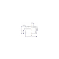 Korek RUMET mosiądz 5/4'' na klucz