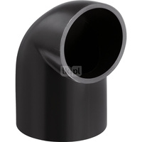 Kolano podłączeniowe 90' GEBERIT HDPE, polietylen, 56 mm x 50 mm (króciec)