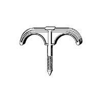 Uchwyt podwójny VIEGA 2035.6 L:80 do rur 16/20 mm nylon pomarańczowy