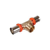 Trójnik SIGMA-LI Premium mosiądz 25 x 3/4'' x 25 (zacisk x gz x zacisk)