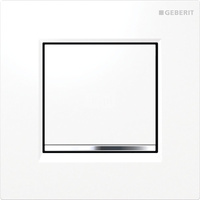 Pneumatyczny zawór spłukujący Geberit do pisuaru, ręczny, Typ 30, biały-chrom bł.-biały