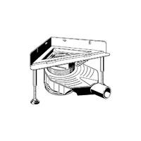 Odpływ narożny, stal nierdzewna / błyszczący do odpływów prysznicowych VIEGA 4972.81