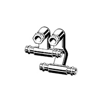 Sanpress-złączka przyłączeniowa do grzejnika z SC-Contur brąz, nr wzoru 2273.1 d1: 15 G: ½ d2: 15