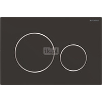 Przycisk uruchamiający Geberit Sigma20, przedni, czarny mat, easy-to-clean