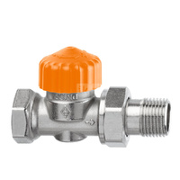 Automatyczny zawór termostatyczny z ogranicznikiem przepływu w technologii AFC, Eclipse DN 10, prosty 