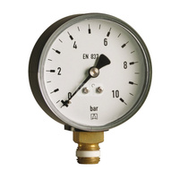 Manometr z rurką Bourdona AFRISO RF standardowy -1/0 bar radialne G1/8B fi 40 mm, kl. 1.6%