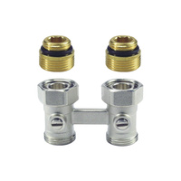 Zawór prosty, podwójny z odcięciem, 1/2", (minimalne zamówienie 10 szt.)