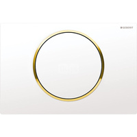 Przycisk uruchamiający Geberit Sigma10, przedni, biały-złoty-biały