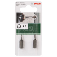 Standardowa końcówka wkręcająca T Torx T 8