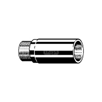 Przedłużka VIEGA 3525 Jednoczęściowy, brąz / brąz, 1/2'' (gz x gw), 65 mm