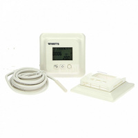 Podtynkowy termostat z wyswietlaczem LCD o sterowania ogrzewaniemelektrycznym WAT WATTSTEMP 760 2F + S W