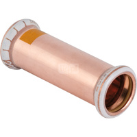 Mufa GEBERIT Mapress Kupfer Gas przesuwna do gazu, Cu, 42 mm (mufa zaprasowywana x mufa zaprasowywana), (głębokość: 20 mm) z uszczelką
