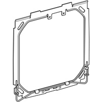 Ramka mocująca płytki przykrywającej do podtynkowej skrzynki funkcyjnyjnej