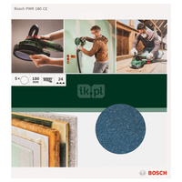 Papiery ścierne do PWR, 180 mm, ziarnistość K24 K = 24