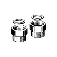 Adapter VIEGA 1022.5 Dwuczęściowy, mosiądz / mosiądz, 3/4'' (gw x gz), 25 mm, (głębokość: 30 mm)