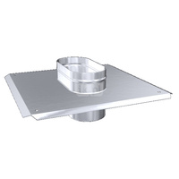 Płyta dachowa przepustowa MK ŻARY PR DHO fi 100x140 mm stal nierdzewna