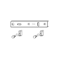 Płyta podstawy przeznaczenie: gazomierz jedno- i dwukróćcowy, stal ocynkowana, nr wzoru 2624.1 B: 290 B1: 250 B2: 150 H: 45 T: 12