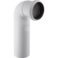 Kolano odpływowe do WC 90st. białe