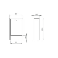 Szafka nadtynkowa - 8 obwodów