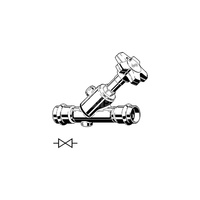 Zawór wodny VIEGA 2337.5 zz 15 mm x zz 15 mm