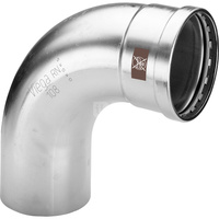 Łuk 90' VIEGA 1716.1XL, stal nierdzewna / stal nierdzewna, 88,9 mm (zz x zz)