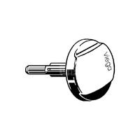 Pokrętło Visign MT2/RT2 przeznaczenie: Multiplex Trio, Rotaplex Trio, nr wzoru 6161.92 wykonanie: chromowane