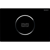 Elektroniczny zestaw uruchamiający WC Geberit, IR, Sigma10, 12cm, czarny-chrom bł.