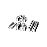 Zestaw wyposażeniowy, guma / czarny do odpływów prysznicowych VIEGA 497173