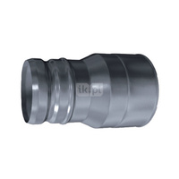 Redukcja stal nierdzewna MK ŻARY ST RDK fi100 x 113W mm dł. 160 mm do kanałów wentylacyjnych okrągłych