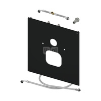 Dolna obudowa szklana do WC z bidetem Duravit, szkło czarne TECE lux