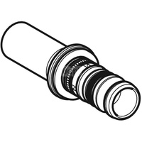 Złączka GEBERIT Mepla przejściowa Mepla/Mapress, Cu, 20 mm, DN 15 x 22 mm x DN 20 (końcówka wciskowa x końcówka wsuwana) z uszczelką