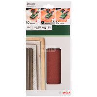 10-częściowy zestaw papierów ściernych do szlifierek oscylacyjnych K =120