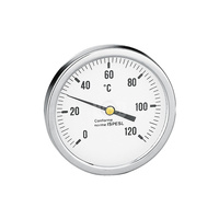 Termometr, przyłącze środkowe, tylne 45 mm 0-120 st. C