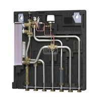 Danfoss EvoFlat FSS StS 1, w/bypass, w/1 CW meter, w/EPP front, w/circulation, w/safety valve, 43kW