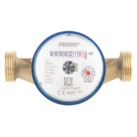Wodomierz FERRO SJ PLUS (woda zimna) GZ 3/4''