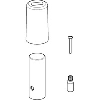 Zestaw przedłużający - mosiądz / błyszczący