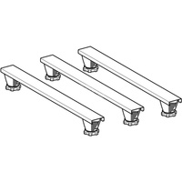 Zestaw nóg i trawersów do brodzików kamienno-żywicznych Geberit, do 140 cm, 3Tr625, wysokość 9-21 cm