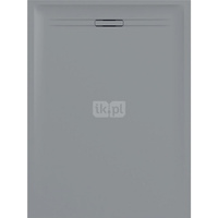 Brodzik prostokątny Geberit Sestra 90x70 cm, szary