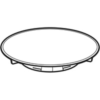 Pokrywa odpływu Geberit d90, do syfonu brodzikowego, wysokość zasyfonowania 30 / 50 mm, chrom błyszczący