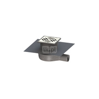 Wpust Ultraflat 79 DN 50 z nasadkąi kołnierzem z fabrycznie zamontowaną matą